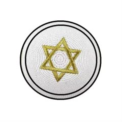 Wholesale Custom Handmade Crochet Kippah With Free Clip
